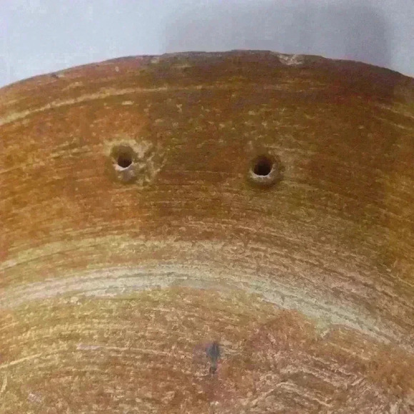 Kokopelli fertility music art wall hanging mexico handmade ceramic large - Picture 6 of 16